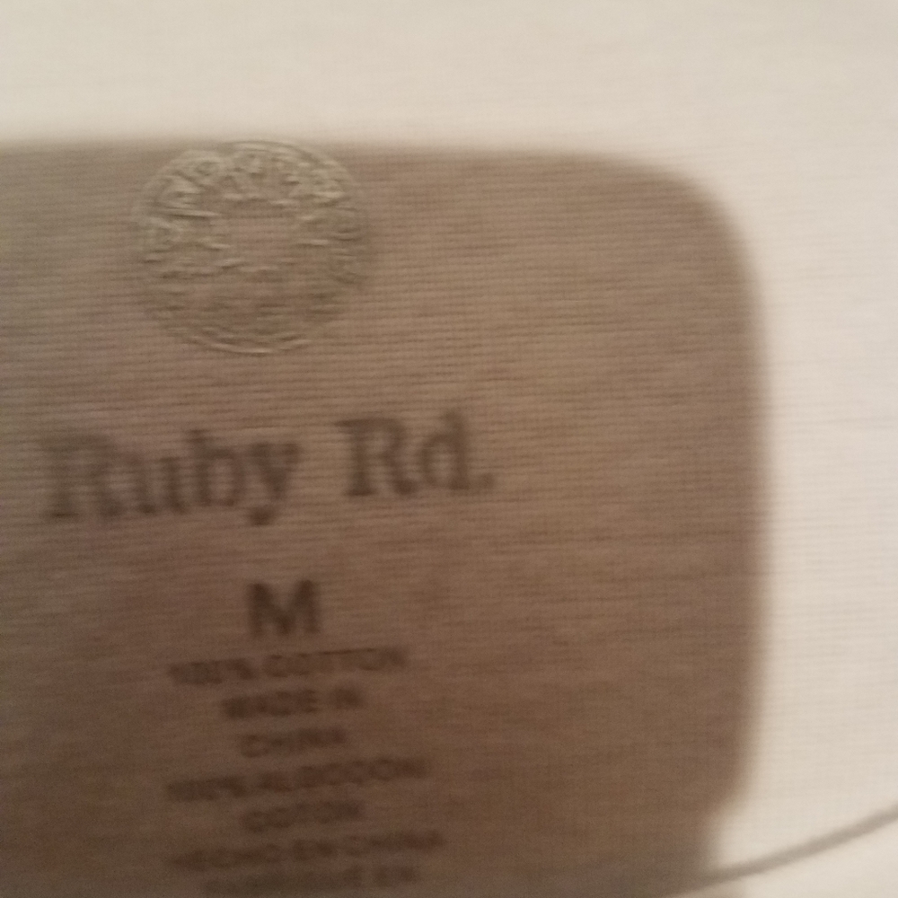 Ruby Rd White Tee - Picture 7 of 9